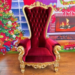 Location trone pour père noel