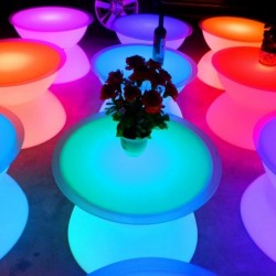 Table basse lumineuse