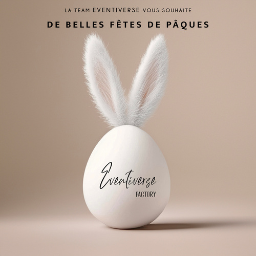 🐣🌸 Joyeuses fêtes de Pâques à tous ! 🌸🐣

En cette période pleine de douceur, de renouveau et de gourmandise 🍫, toute la team Eventiverse vous souhaite de merveilleux moments entourés de ceux qui comptent le plus 💛

Que cette fête soit remplie de joie, de partage et de belles surprises… et pourquoi pas quelques œufs en chocolat bien cachés 😉✨
Merci de faire partie de notre aventure, on a hâte de continuer à créer des moments inoubliables avec vous !

💫 Joyeuses Pâques de la part de la team Eventiverse 💫

www.eventiverse.fr 

#JoyeusesPaques #Paques2026 #HappyEaster #SpringVibes #MomentsMagiques #EventLife #EventPlanning #TeamEventiverse #Celebration #Bonheur #Partage #ChocolateLovers #SpringTime #FestiveMood #CreateMemories