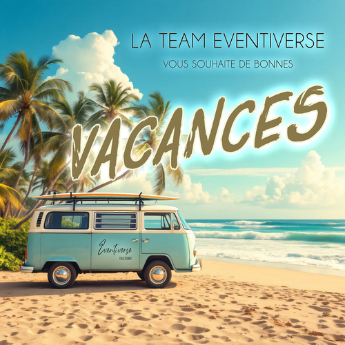 🌞 Après une saison estivale pleine d’énergie, de musique, de lumière et de moments inoubliables… il est temps pour la team EVENTIVERSE de recharger les batteries ! 💥🎉

📅 Du 15 au 31 août 2025, nous serons en congés pour mieux revenir ✨ reboostés, inspirés et prêts à enflammer vos prochains événements dès le 1er septembre !

Un immense merci à nos clients, partenaires et artistes pour cette saison de folie 🔥
On vous dit à très vite… et d’ici là, prenez soin de vous et profitez de l’été ! 🌴🍹

Visitez notre site web : www.eventiverse.fr 

#Eventiverse #TeamEnPause #RetourEnForceLe1erSeptembre #SummerBreak #RechargeCréative #Merci