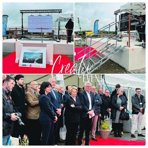 🇫🇷 Nous sommes fiers d'avoir travaillé en tant que prestataire pour la ville de Beauvais lors de l'inauguration de la pose de la première pierre du pont de l'Avenue Blaise-Pascal. La Team Creativevent était responsable de la partie vidéo de l'événement, nous avons installé un écran LED de 2m x 3m pour offrir une expérience visuelle immersive à tous les invités. C'était un honneur d'être impliqués dans ce projet important pour la ville.

www.creativevent.fr 

🇬🇧 We are proud to have worked as a service provider for the city of Beauvais during the inauguration of the laying of the first stone of the Avenue Blaise-Pascal bridge. The Creativevent team was responsible for the video part of the event, and we installed a 2m x 3m LED screen to offer an immersive visual experience to all guests. It was an honor to be involved in this important project for the city.

#Creativevent
#VilleDeBeauvais
#EvenementInauguration
#InstallationVideo
#EcranLED
#PontBlaisePascal
#PremierePierre
#Evenementiel
#PrestataireEvenementiel
#ExperienceVisuelle